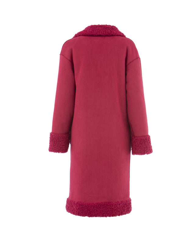 Cappotto magenta