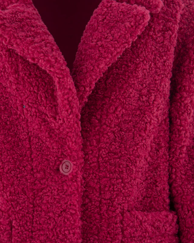 Cappotto magenta