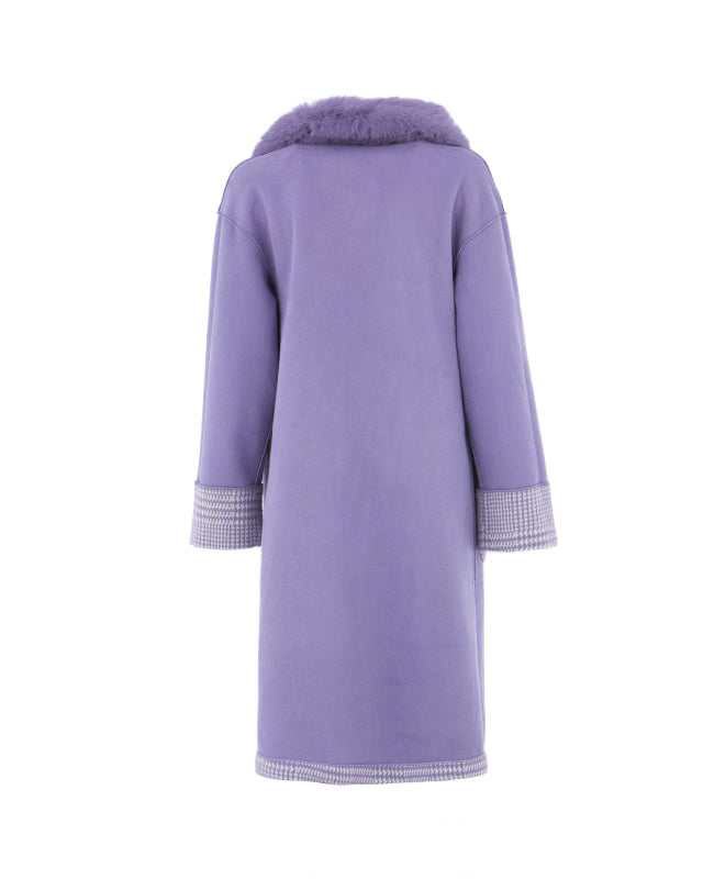 Cappotto viola