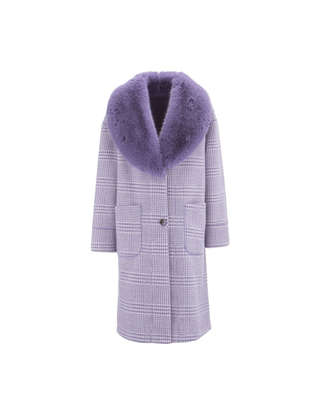 Cappotto viola