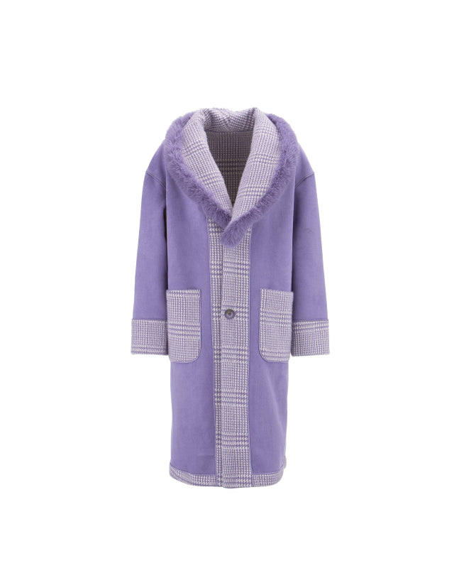 Cappotto viola